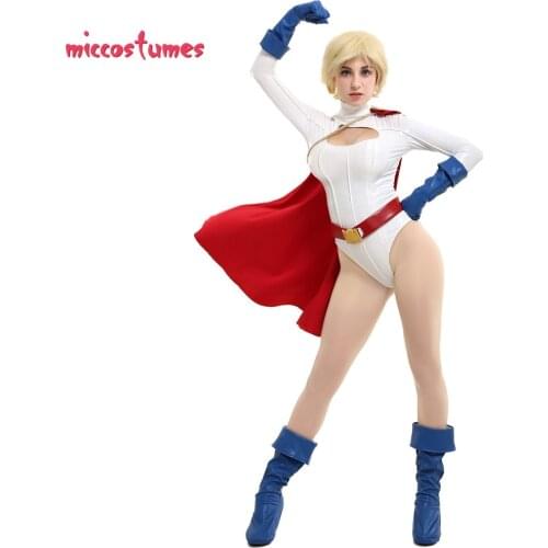 Kara Karen Cosplay Costume Bodysuit with Cape