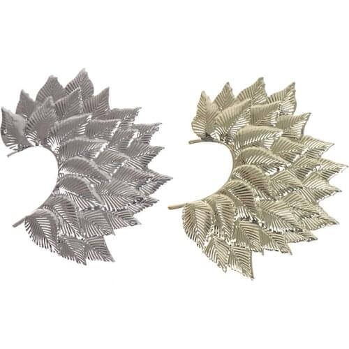 1pcs Long Leaves Ear Cuff Tassel Earrings For Women Punk Jewelry Personality Single Jewelry Vintage Earings Jewellery 12.5*9.7cm