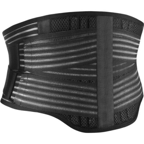 1 Pc Lumbar Waist Support Belt Strong Lower Back Brace Corset Belt Waist Trainer Sweat Slim Belt Safety Belt