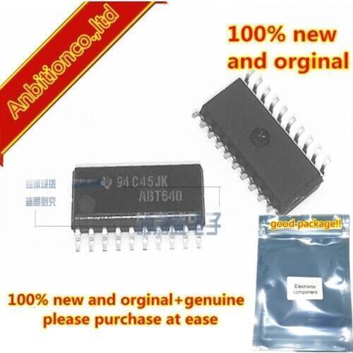 10pcs 100% new and orginal 74ABT640 SN74ABT640NSR SOP-20 OCTAL BUS TRANSCEIVERS WITH 3-STATE OUTPUTS in stock