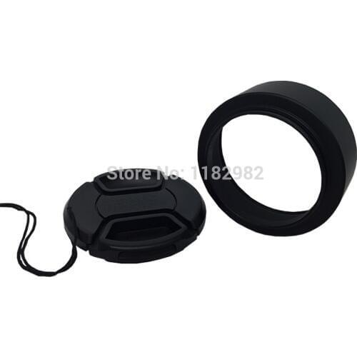 2in1 1Set ES68 ES-68 Camera Lens Hood + Lens Cap for Canon EF 50mm f/1.8 STM Free shipping 49mm lens protector