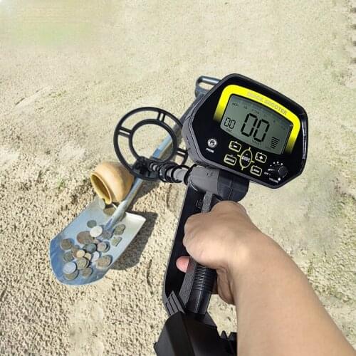 2021 Metal Detector MD4060 Professional Underground Metal Locator Treasure-hunting Device Adjustable Mode Pinpointing Function