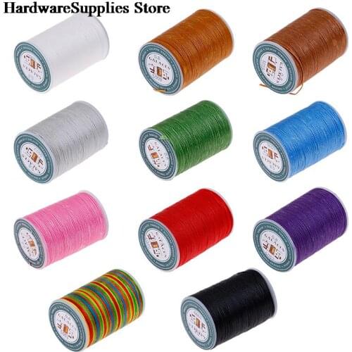 90 Meters Multicolor Sewing Thread Polyester Cord Waxed Thread Leather 0.8mm for DIY Tool Hand Stitching Thread