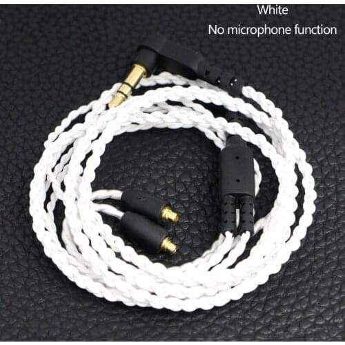 Audio cable for Shure 215 535 846 ue900s n3ap mmcx headset 3.5mm plug upgrade line with wheat mobile phone universal