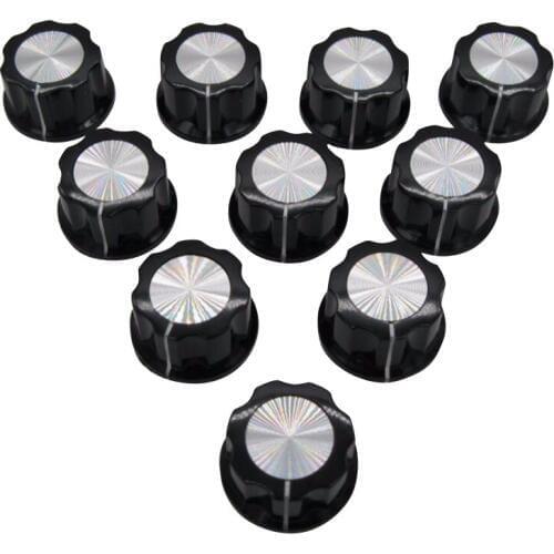 Free shipping 5pcs Hat MF-A03 potentiometer knob WH118/WX050 bakelite knob / copper core inner hole 6mm /diameter 27MM