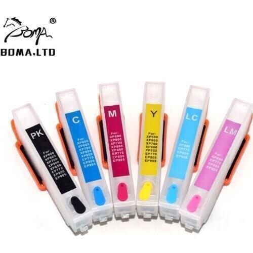 BOMA.LTD XP970 XP960 XP950 XP860 XP850 XP760 24XL T2431 T2432 T2433 T2434 T2435 Refill Ink Cartridge For EPSON XP750 XP55 ARC