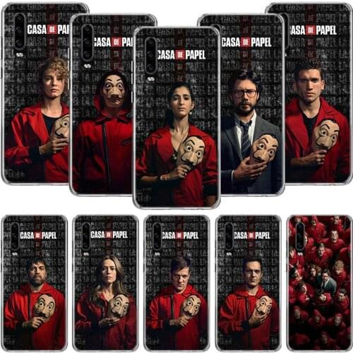 La Casa De Papel Money Heist Phone Case For Huawei P30 P40 P20 P10 Mate 20 10 30 Lite Pro P Smart Z Plus Printing Cover Coque Sh