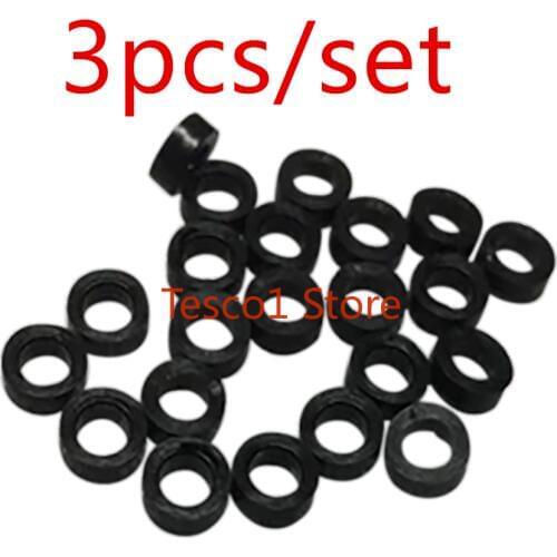 For Nikon 18-55mm Lens Camera Lens Screw Cap Gasket Rubber Pad Set Black 3PCS