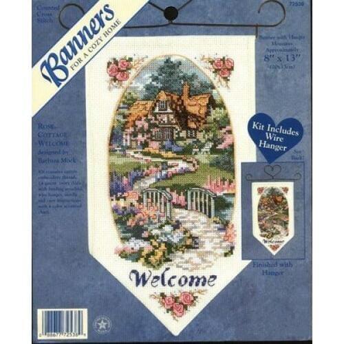 G Mouse avatar Counted Cross Stitch Kit Cross stitch RS cotton with cross stitch dim 72538 rose house