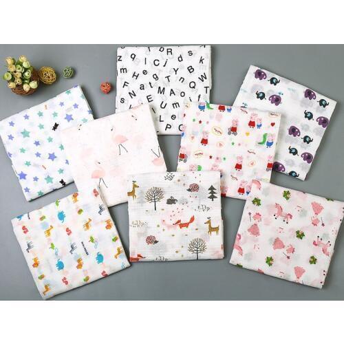 Cheap 3pcs/lot Cotton Newborn Blanket Baby Swaddle Wrap Muslin Diaper Pad Multi-use Nursing Towel Sheet Stroller Cover Play Mat