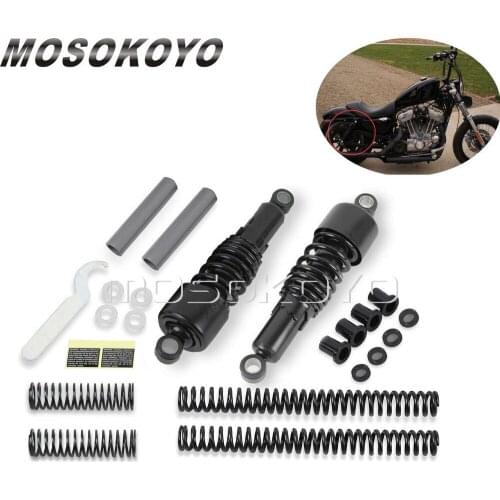Motorcycle 1 Pair Shock Absorbers Front Rear Lowering Slammer for Harley Sportster XL883 XL1200 1988-2003