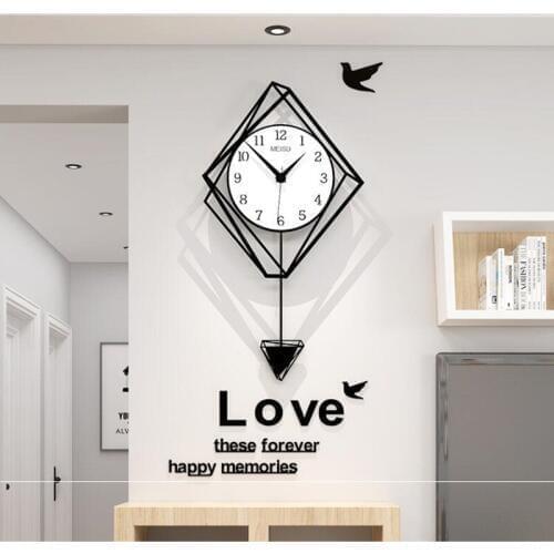 Nordic clocks, wall clocks, living rooms, home furnishings, individual creativity, fashion, modern simplicity, atmospheric clock