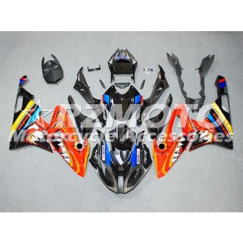 New ABS Plastic Shell Motorcycle Fairing kit Fit For BMW S1000RR 2015 2016 15 16 Bodywork set Custom Red Shark