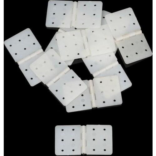 10pcs 3Size White Nylon Pinned Hinge With Removable Split Pins RC Airplane Parts Aeromodelling Model DIY RC drone Accessories