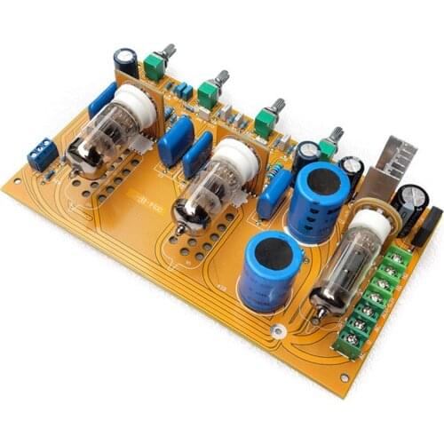 6n11 6DJ8/ECC88 6922 Bile preamp tube tone board, balanced high and low bass, frequency response: 10HZ-100KHZ, distortion 0.2