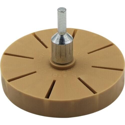 Pneumatic Car Sticker Film Glue Remover Pinstripe Decal Eraser Rubber Disk Paint Cleaner Car Wash Cleaning Polish Auxiliary Tool
