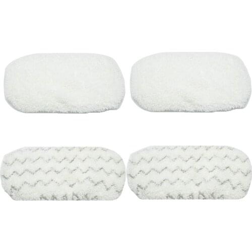 4pcs/lot, Parts Steam Mop Pad for Bissell Symphony 1252 1132 Series Hard Floor Vacuum Cleaing Cloth Cleaning Pads Replacements