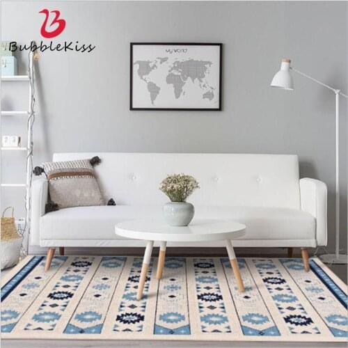 Bubble Kiss Nordic Style Casual Diamond Pattern Rugs Modern Home Customized Carpets for Living Room Bedroom Decor Floor Mats