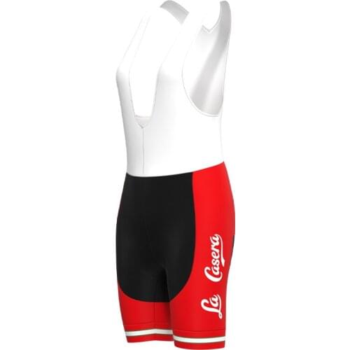 1973 Competition Spain La Casera Team Woman Retro Cycling shorts Clothing Summer Triathlon Biker Bib Shorts de ciclismo mujer