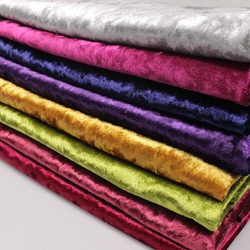 Thickened solid color ice flower velvet fabric sofa cover background wall soft package hotel engineering velvet fabric cloth