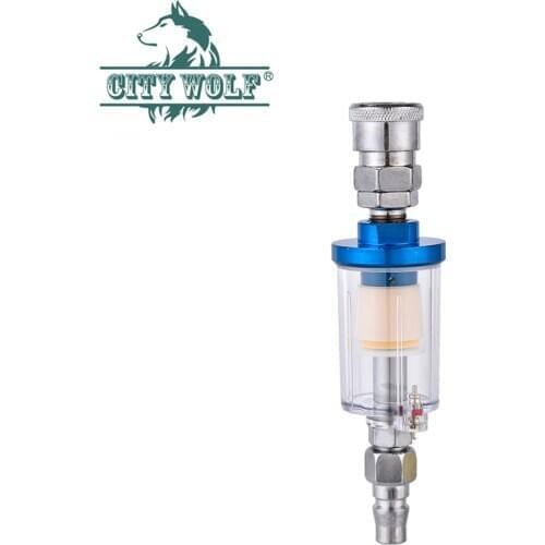 Water grid tail gas pump air compressor small air oil water separation filter for pneumatic spray gun