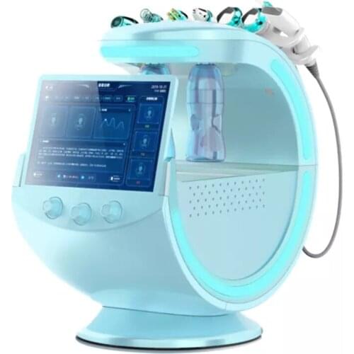 Ice Blue Magic Mirror Skin Analyzer Face Lifting Microdermoabrasion Oxygen Sprayer Hydrodermabrasion Deep cleaning Machine