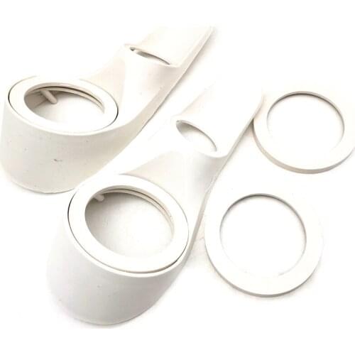 1 Pair Car Audio Speaker A Column Tweeter Bracket Gasket White for 2 Inch & 4 inch