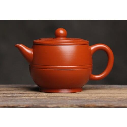 110ml Red Mud Admiralty Teapot Hand Made HanTile Mesh Zhuni Large Opening Purply Clay Chinese Kongfu Tea set Teaware