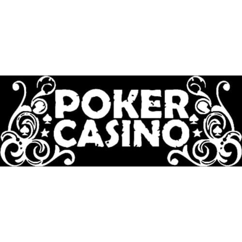 16.1*6CM Interesting Casino Poker Car Sticker Motorcycle Decorative Pattern C12-0048