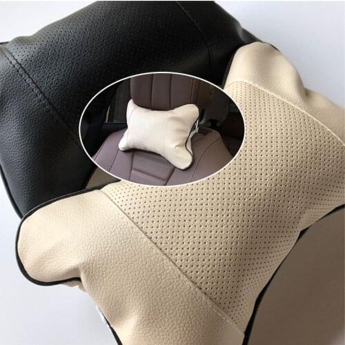 2pcs Car Neck Pillow Perforating Design case for Nissan Qashqai Teana X-Trail Livina Sylphy Tiida Sunny March Murano PATROL