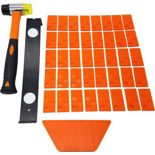 20pcs Wooden Laminate Floor Mounting Gaskets Spacers Installation Tool
