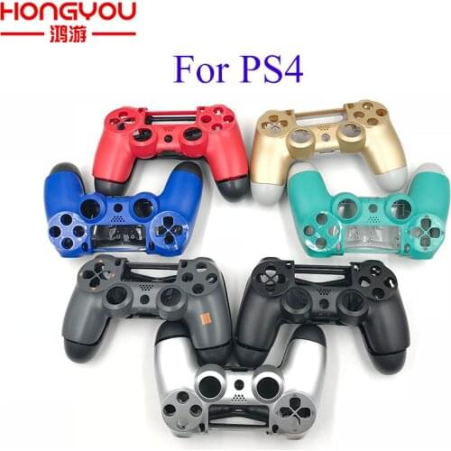 5Pcs For Playstation 4 PS4 Controller Front Cover Front Back Shell Case Replace JDM-001 Controller Housing Shell