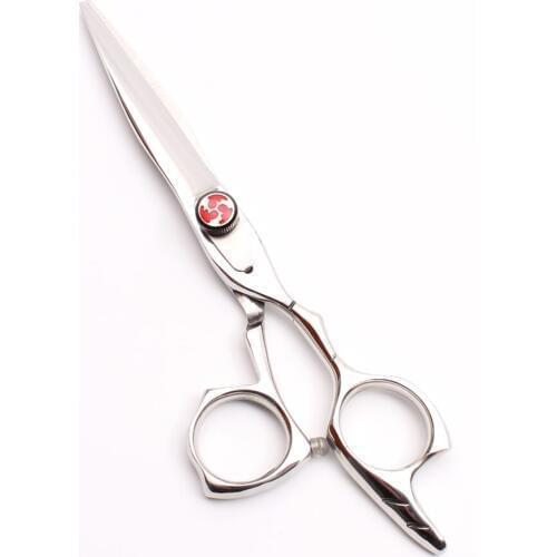 C9017 5.5" Shiny 440C Customized Logo Professional Barber Scissors Cutting Shears Thinning Scissors Haircut Shears Hair Scissors