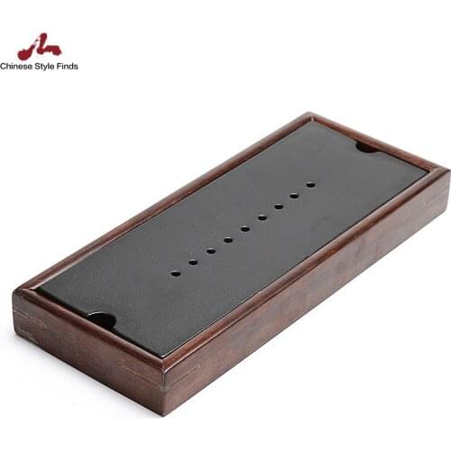 Tea Set Rectangle Natural Bamboo Tea Trays Ceramic Tea Board Kung Fu Tea Tray Table