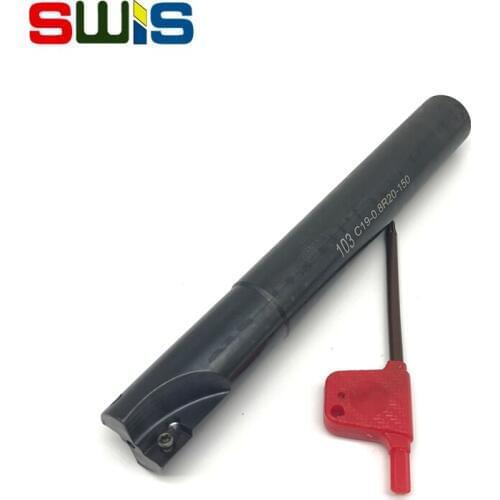 103 C19 20 150 20mm 150Long Milling Cutter Holder Roughing Pocket Sloot Plung Shoulder Copy milling for apkt1003