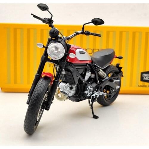 TSM 1:12 For D~cati Scrambler Icon 803CC 2015 Rosso TSMMC004 Red Motorcycle Diecast Models