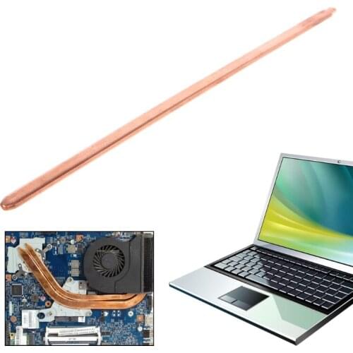 2021 New 80/130/170/220/300mm Pure Copper Tube Flat Heatsink Cooler For Laptop Notebook