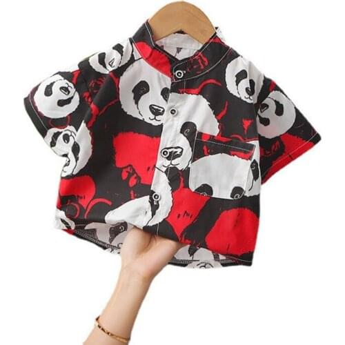 New Summer Baby Girls Clothes Children Cartoon Short Sleeve Shirt Toddler Casual Costume Fashion Boys Clothing Kids Sportswear