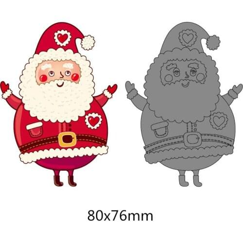 New Metal Cutting Dies Scrapbooking Santa Claus DIY Album Paper Card Craft Embossing Stencil