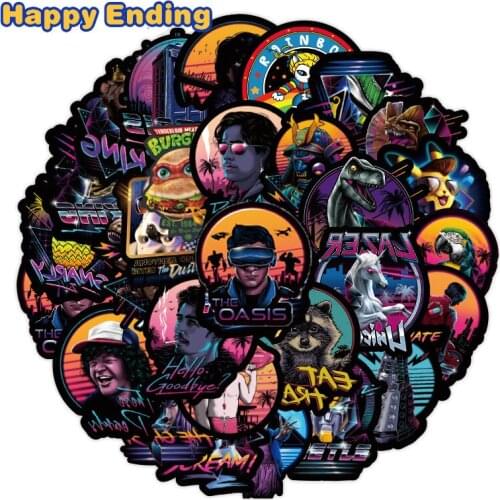 100pcs/set Dark Punk Graffiti Stickers Heavy Metal Style For Luggage Laptop Motorcycles Skateboard Phone Scrapbook Sticker