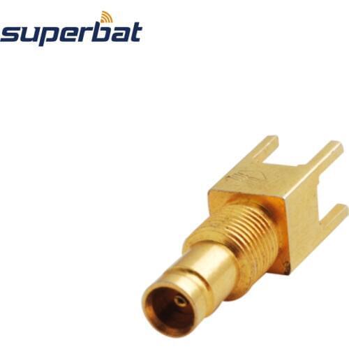 Superbat 75 Ohm 1.0/2.3(CC4/SSA) thru hole Jack Bulkhead Straight Vertica RF Coaxial Connector