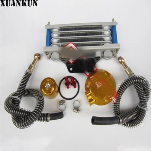 XUANKUN GN / GZ / GSX / EN / GS Motorcycle Modified Oil Cooler Oil Radiator CNC Oil Cooler