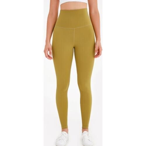 Women High Waist Stretchy Sport Legging Yoga Pants Soft Nylon Tummy Control Fitness Leggings Squatproof Wrokout Gym Tights