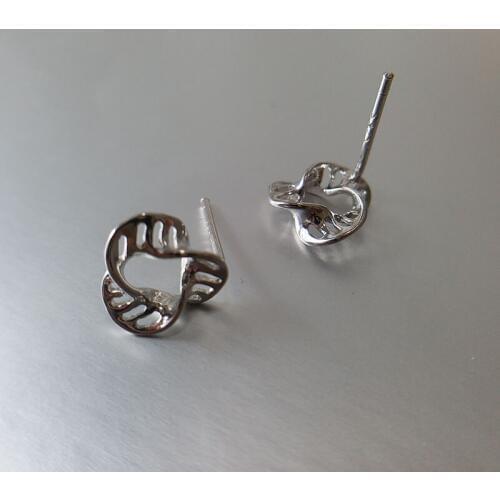 Fashion triangle 100% pure 925 sterling silver earrings for women Cute S925 stud earrings for girls female jewelry gifts