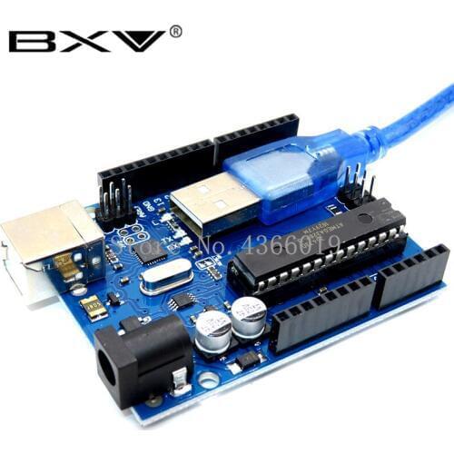 1set uno r3 MEGA328P ATMEGA16U2(with logo) for Arduino Compatible with USB Cable