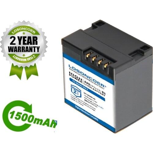 LOSONCOER Battery 361-00080-00 010-12256-01 1500mAh Battery For Garmin Virb X Compact VIRB XE Action Camera