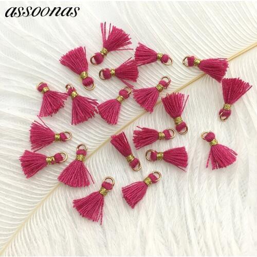 Assoonas L69/accessory parts/jewelry accessories/jewelry findings/embellishments/Earring tassels /Cotton Tassel