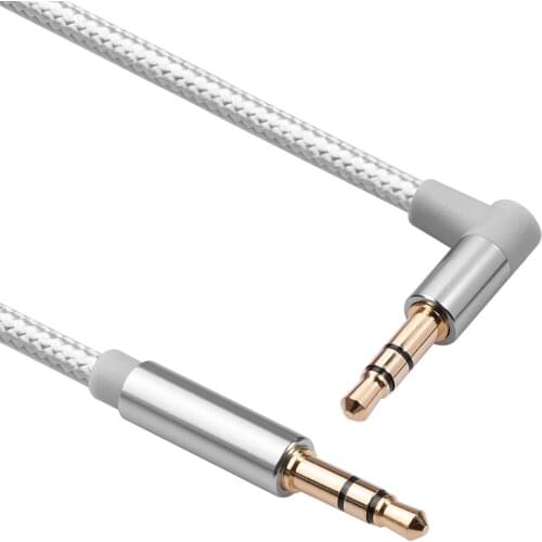 AUX Cable Jack 3.5mm Male to Male Audio Cable Audio Cable Gold Plug Car Aux Cord for Headphones PC Speaker
