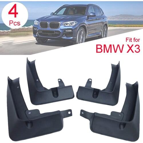 Car Mud Flaps for BMW X3 2018-2020 Decorative Mudguards Water Protective Fender Modificated Accessories Left & Right for Sale