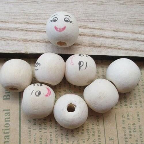 13 mm smiling face bead colors blend in the free shipping sale 20pcs/bag 018006007